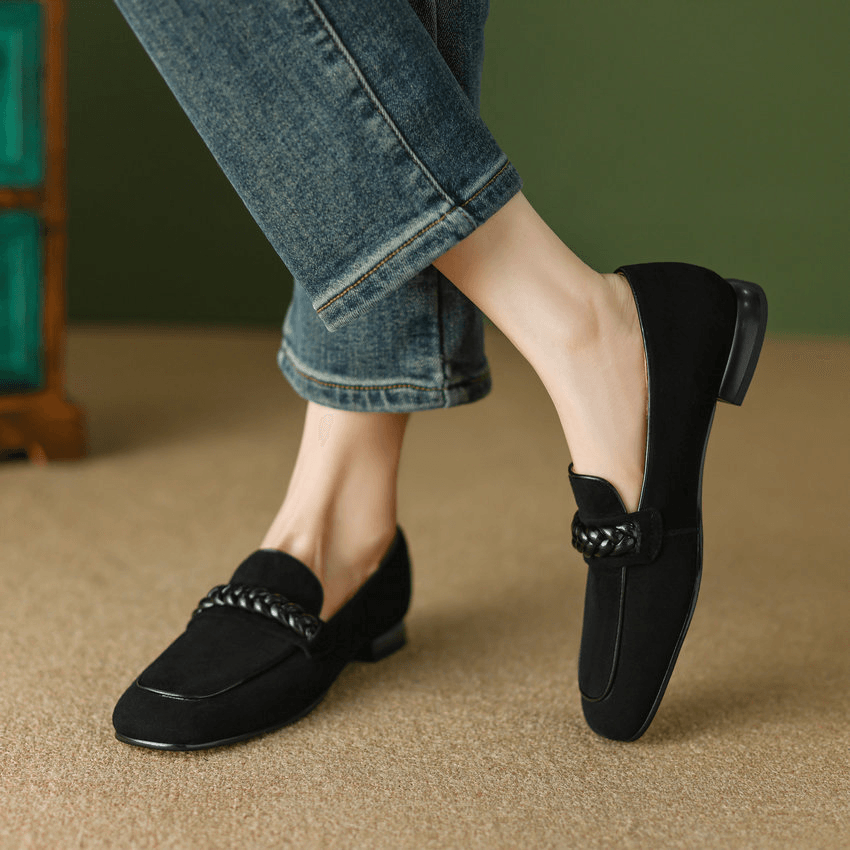 TntWear Shoes Perla Women's Suede Office Loafers