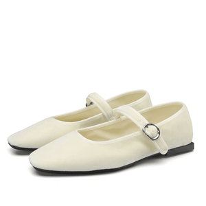 TntWear Shoes Pilar Women's Velvet Ballet Flats