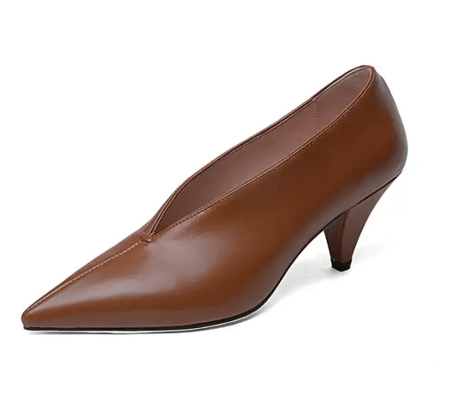 TntWear Shoes Velandria Women's Genuine Leather Heel Pump Shoes