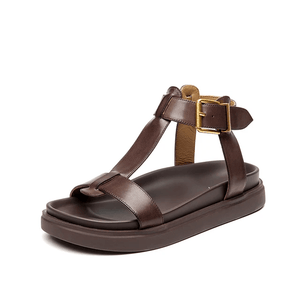 TntWear Shoes Sara Women's T-Strap Leather Sandal