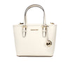 Jet Set Light Cream Leather XS Carryall Top Zip Tote Bag Purse