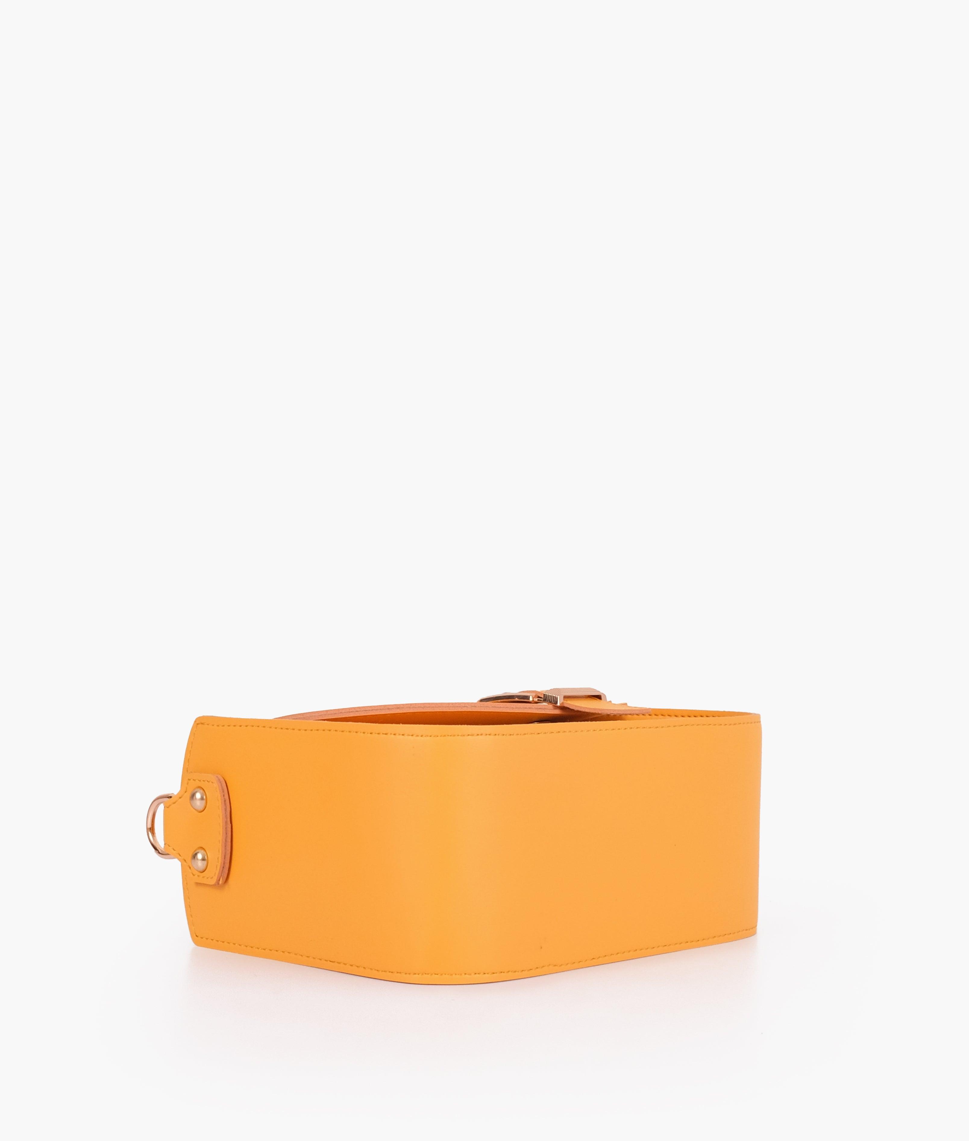 Yellow saddle buckle bag - tntwear1