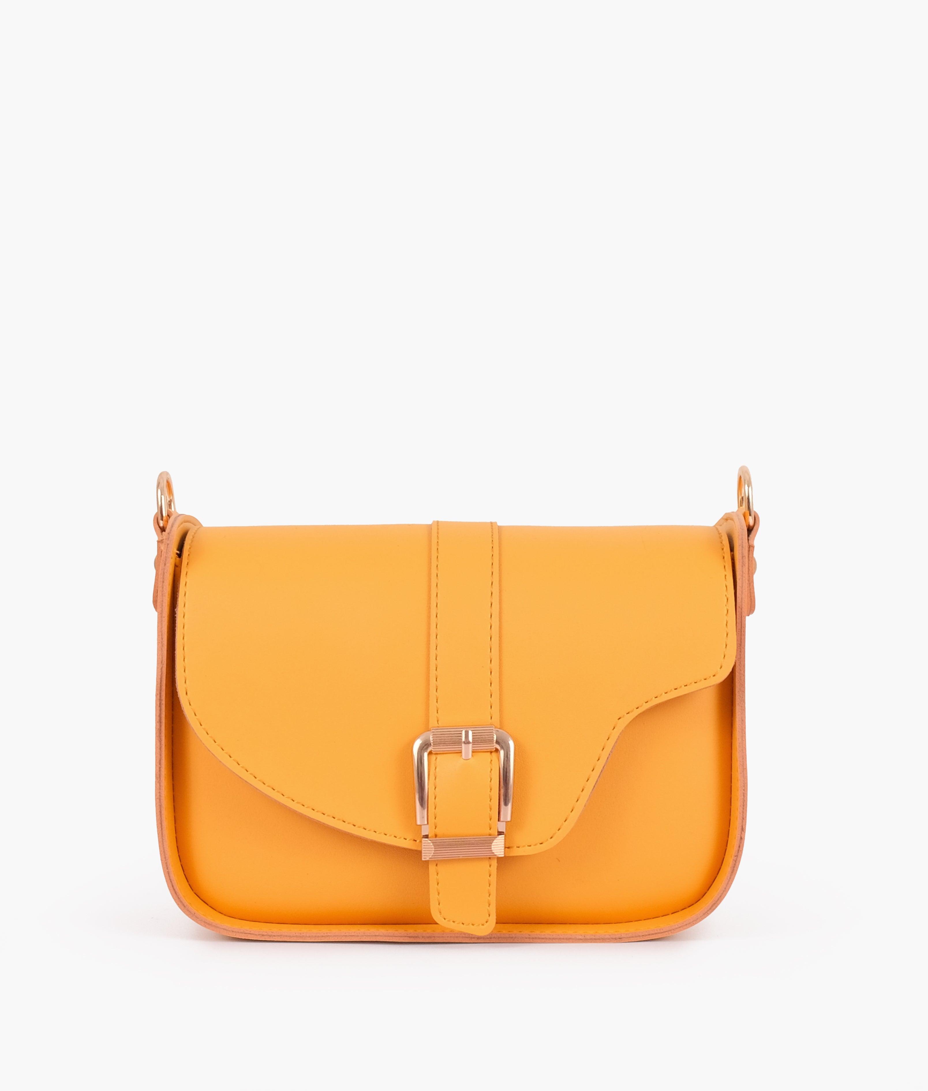 Yellow saddle buckle bag - tntwear1