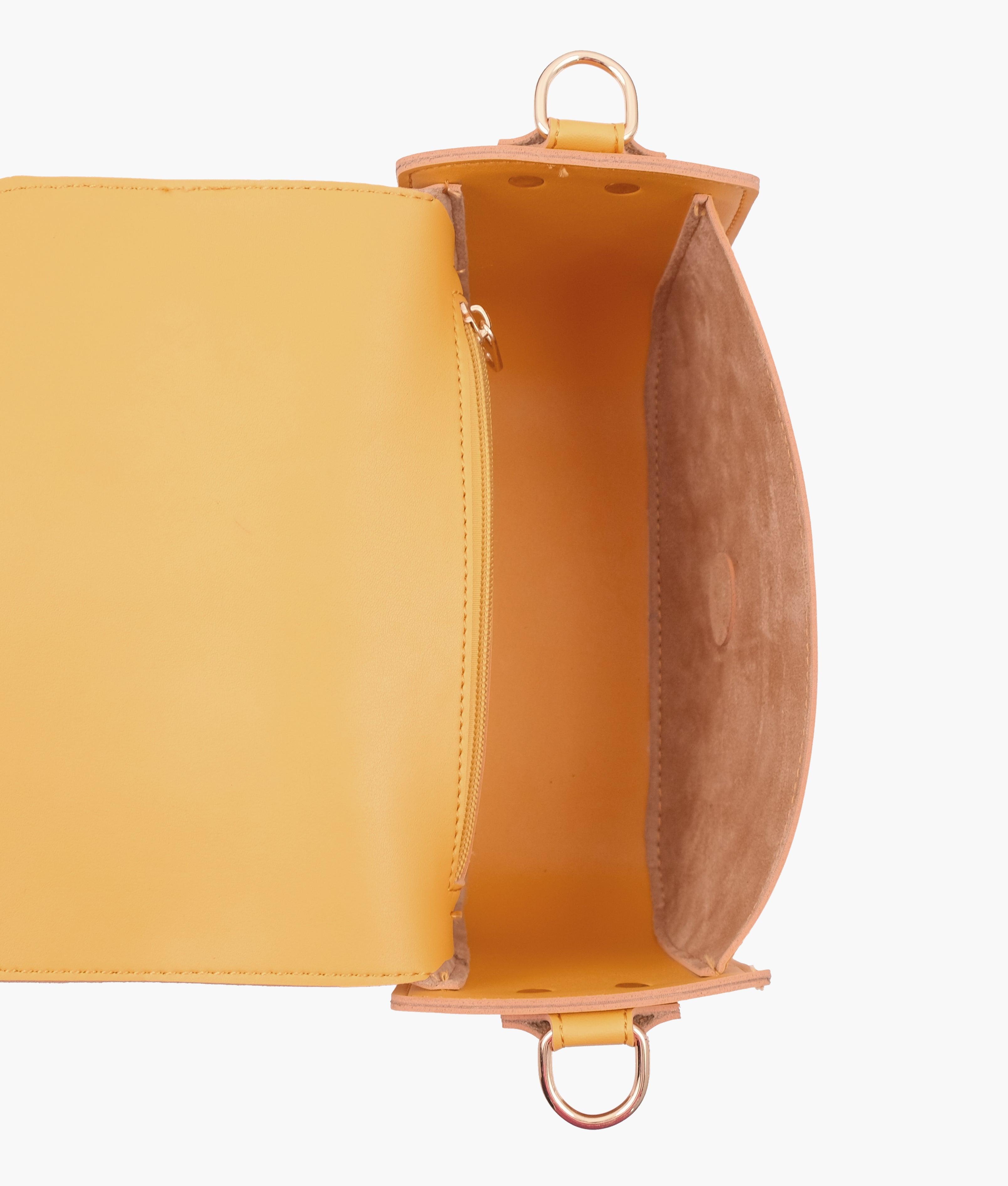 Yellow saddle buckle bag - tntwear1