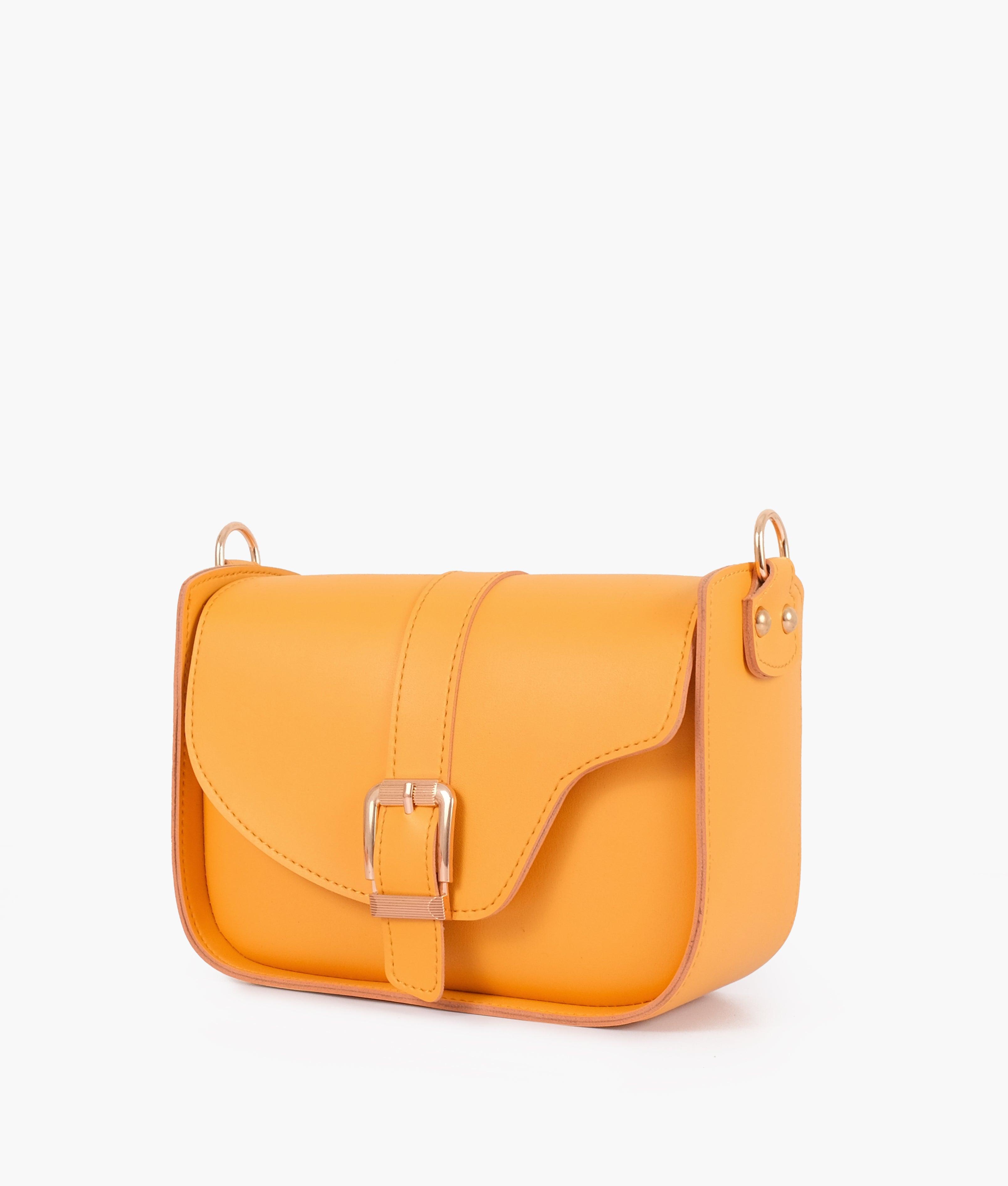 Yellow saddle buckle bag - tntwear1