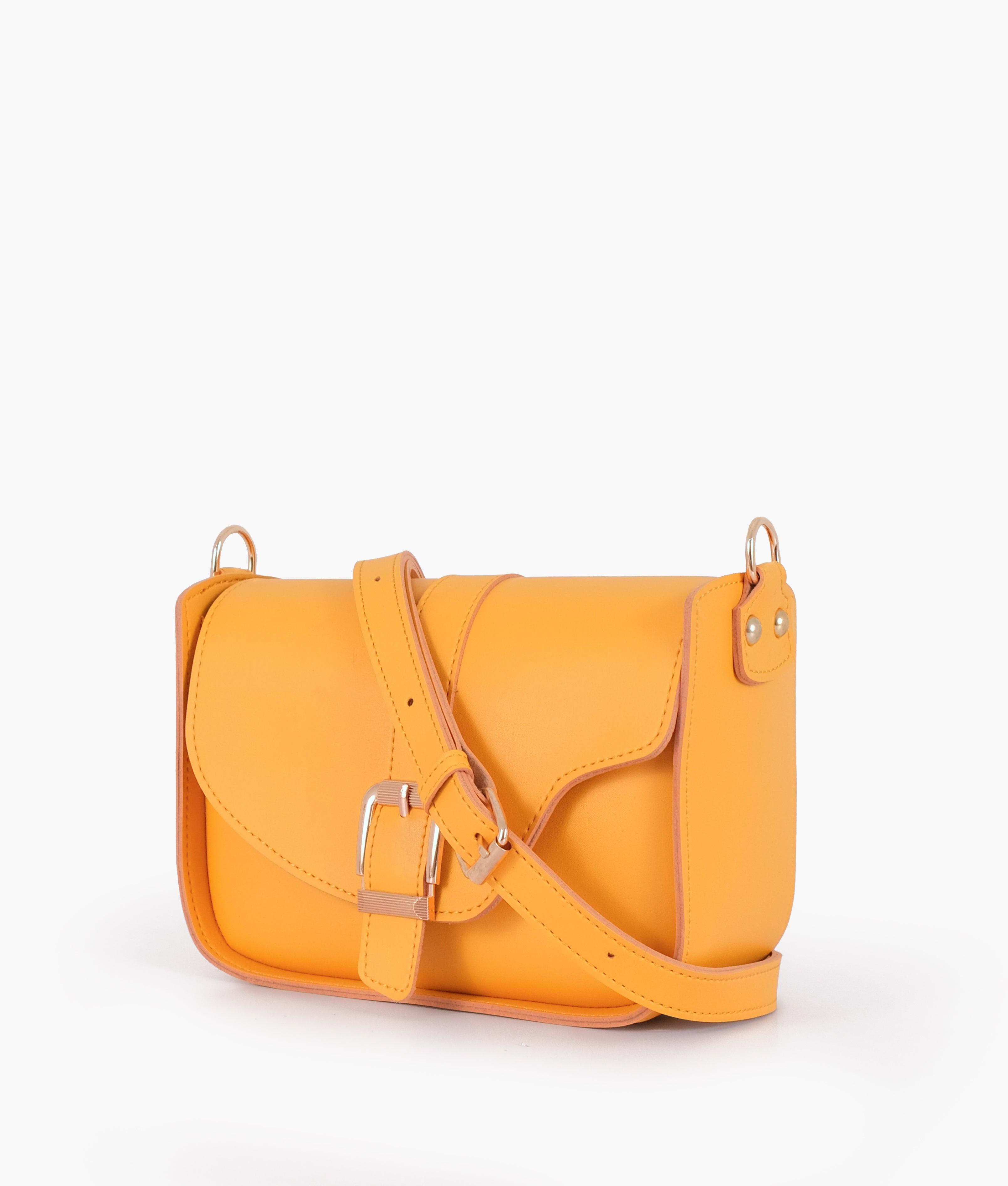 Yellow saddle buckle bag - tntwear1